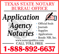 Texas Notary Form......Bond Texas Notary Form......Bond