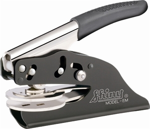 Metal Embosser...Shiny Brand...NEW! SPRING LOADED..Easy to use.. Metal Embosser...Shiny Brand...NEW! SPRING LOADED..Easy to use..